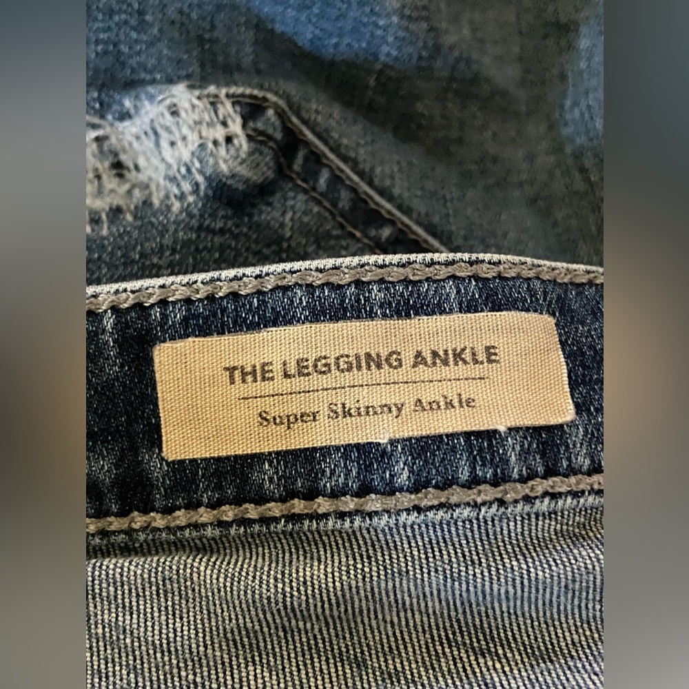 AG Adriano Goldschmied Distressed Skinny Jeans - Picture 4 of 6